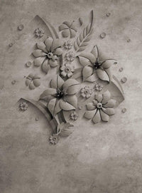 Wizard+Genius Stone Flowers Vlies Fototapete 192x260cm 4-bahnen | Yourdecoration.de