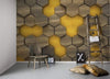 Komar Woodcomb Olive Vlies Fototapete 400x250cm 4-bahnen Sfeer | Yourdecoration.de