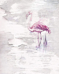 Komar Pink Flamingo Vlies Fototapete 200x250cm 2-bahnen | Yourdecoration.de