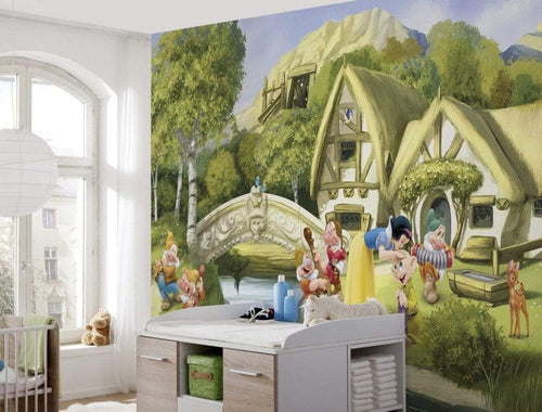 Komar Snow White Fototapete 368x254cm 8-delig Interieur | Yourdecoration.de