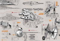 Komar Star Wars Blueprints Fototapete 368x254cm | Yourdecoration.de