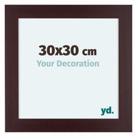 Dover Holz Bilderrahmen 30x30cm Mahagoni Vorne Messe | Yourdecoration.de