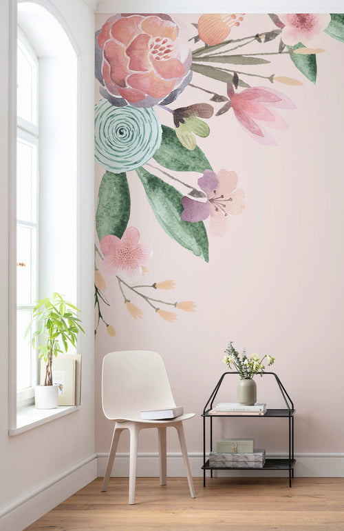Komar Fleur Bisou Vlies Fototapete 200x250cm 4 bahnen interieur | Yourdecoration.de