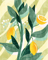 Komar Lemon Fresh Vlies Fototapete 200x250cm 4 bahnen | Yourdecoration.de
