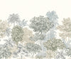 Komar Painted Palms Vlies Fototapete 300x250cm 3 bahnen | Yourdecoration.de
