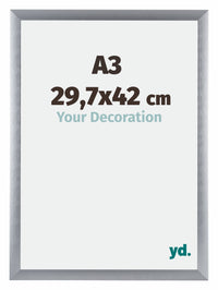 Tucson Aluminium Bilderrahmen 29 7x42cm A3 Silber Gebürstet Vorne Messe | Yourdecoration.de