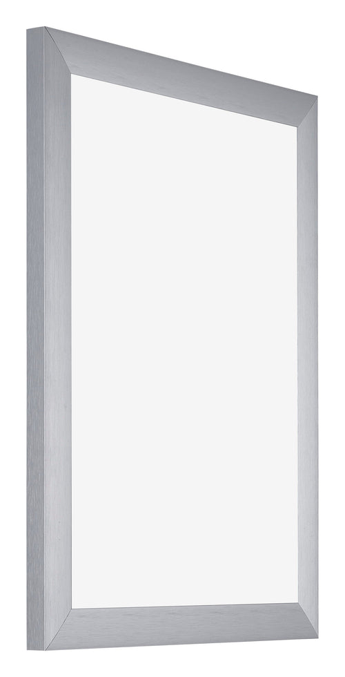 Tucson Aluminium Bilderrahmen 45x60cm Silber Gebürstet Vorne Schrag | Yourdecoration.de