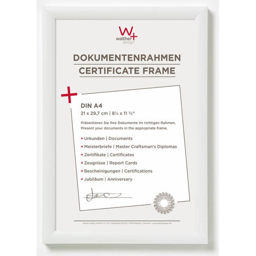 Walther Design Trendstyle Kunststoff Bilderrahmen 21x29 7cm Weiss | Yourdecoration.de