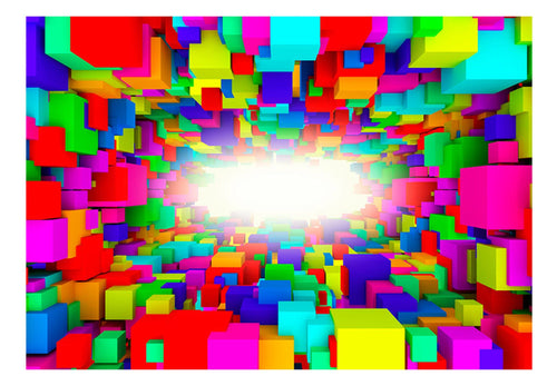 Fototapete - Light in Color Geometry - Vliestapete
