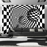 Fototapete - Black & White Corridor - Vliestapete