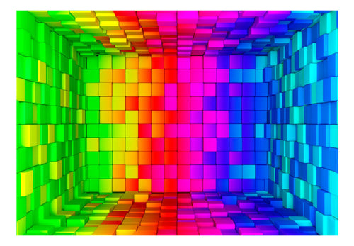 Fototapete - Rainbow Cube - Vliestapete
