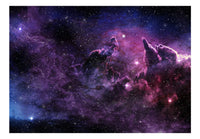 Artgeist Purple Nebula Vlies Fototapete | Yourdecoration.de
