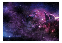 Artgeist Purple Nebula Vlies Fototapete | Yourdecoration.de