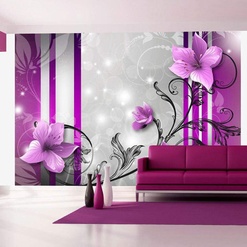 Artgeist Violet Buds Vlies Fototapete Interieur | Yourdecoration.de