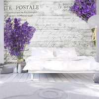 Fototapete - Lavender Postcard - Vliestapete