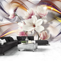 Fototapete - Artistic Magnolias - Vliestapete