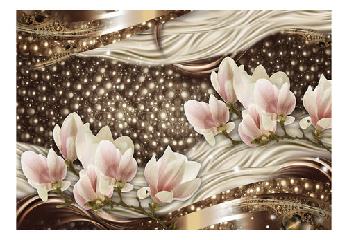Fototapete - Pearls and Magnolias - Vliestapete