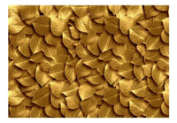 Artgeist Golden Leaves Vlies Fototapete | Yourdecoration.de