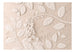 Fototapete - Paper Flowers Beige - Vliestapete