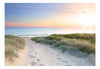 Fototapete - Morning Walk on the Beach - Vliestapete