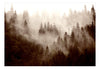 Fototapete - Mountain Forest Sepia - Vliestapete