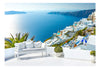 Fototapete - View on Santorini - Vliestapete