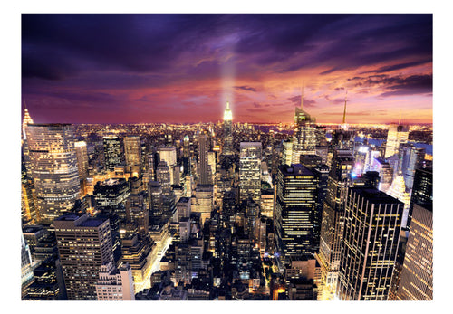 Fototapete - Evening in New York City - Vliestapete