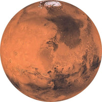 Komar Mars Vlies Fototapete 125x125cm Rund | Yourdecoration.de