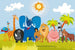 Dimex Africa Animals Fototapete 375x250cm 5-Bahnen | Yourdecoration.de