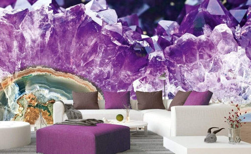 Dimex Amethyst Fototapete 375x250cm 5-Bahnen Sfeer | Yourdecoration.nl