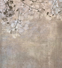 Dimex Beige Leaves Abstract Fototapete 225x250cm 3-bahnen | Yourdecoration.de