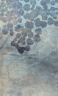 Dimex Blue Leaves Abstract Fototapete 150x250cm 2-bahnen | Yourdecoration.de