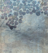 Dimex Blue Leaves Abstract Fototapete 225x250cm 3-bahnen | Yourdecoration.de