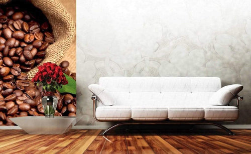 Dimex Coffee beans Fototapete 150x250cm 2-Bahnen Sfeer | Yourdecoration.nl