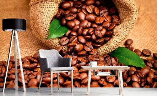 Dimex Coffee Beans Fototapete 375x250cm 5-Bahnen Sfeer | Yourdecoration.nl