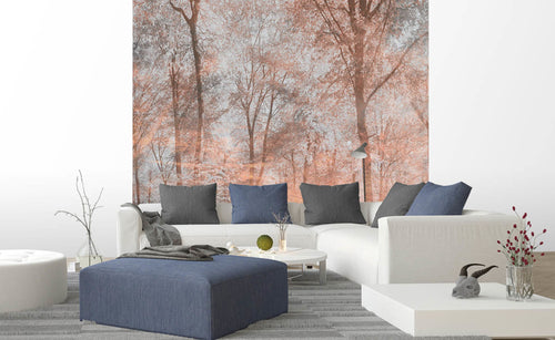Dimex Colorful Forest Abstract Fototapete 225x250cm 3-bahnen interieur | Yourdecoration.de