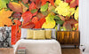 Dimex Colourful Leaves Fototapete 375x250cm 5-Bahnen Sfeer | Yourdecoration.nl