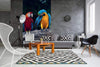 Dimex Colourful Macaw Fototapete 150x250cm 2-Bahnen Sfeer | Yourdecoration.nl