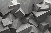 Dimex Concrete Cubes Fototapete 375x250cm 5-Bahnen | Yourdecoration.de
