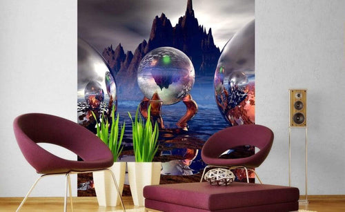 Dimex Crystal Vision Fototapete 225x250cm 3-Bahnen Sfeer | Yourdecoration.nl