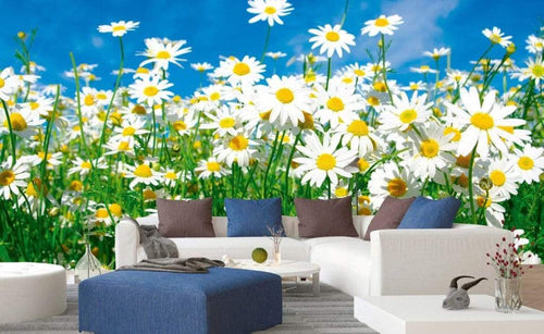 Dimex Daisies Fototapete 375x250cm 5-Bahnen Sfeer | Yourdecoration.nl