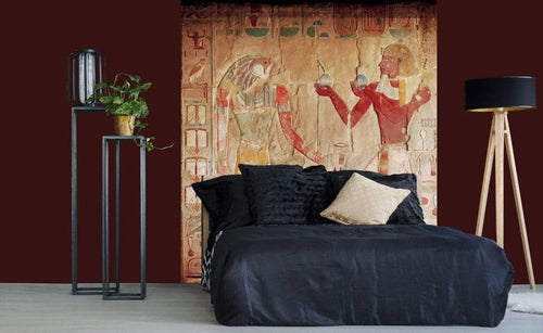 Dimex Egypt Painting Fototapete 225x250cm 3-Bahnen Sfeer | Yourdecoration.nl