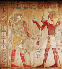 Dimex Egypt Painting Fototapete 225x250cm 3-Bahnen | Yourdecoration.de