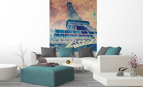 Dimex Eiffel Tower Abstract I Fototapete 150x250cm 2-bahnen interieur | Yourdecoration.de