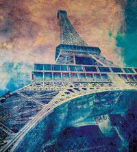 Dimex Eiffel Tower Abstract I Fototapete 225x250cm 3-bahnen | Yourdecoration.de