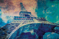 Dimex Eiffel Tower Abstract I Fototapete 375x250cm 5-bahnen | Yourdecoration.de