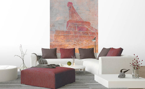 Dimex Eiffel Tower Abstract II Fototapete 150x250cm 2-bahnen interieur | Yourdecoration.de
