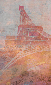 Dimex Eiffel Tower Abstract II Fototapete 150x250cm 2-bahnen | Yourdecoration.de