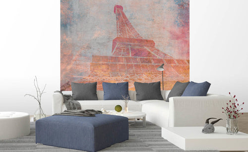 Dimex Eiffel Tower Abstract II Fototapete 225x250cm 3-bahnen interieur | Yourdecoration.de