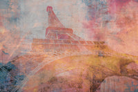 Dimex Eiffel Tower Abstract II Fototapete 375x250cm 5-bahnen | Yourdecoration.de